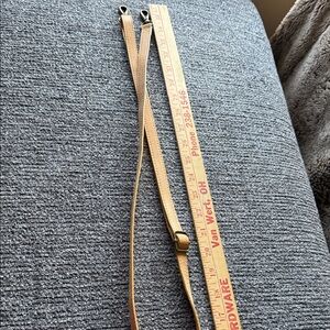 Tan/Pumpkin color Purse Strap, fully adjustable Miche long handbag handle